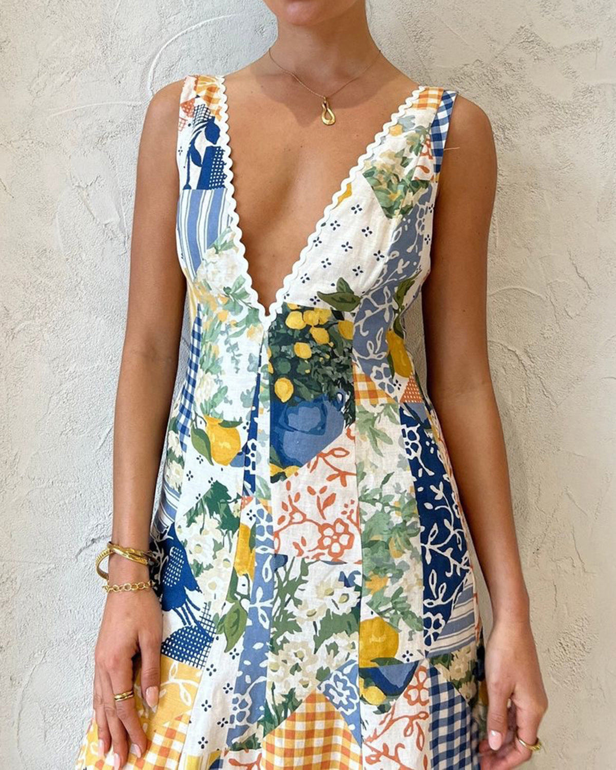 Sunshine Lemon Maxi Dress