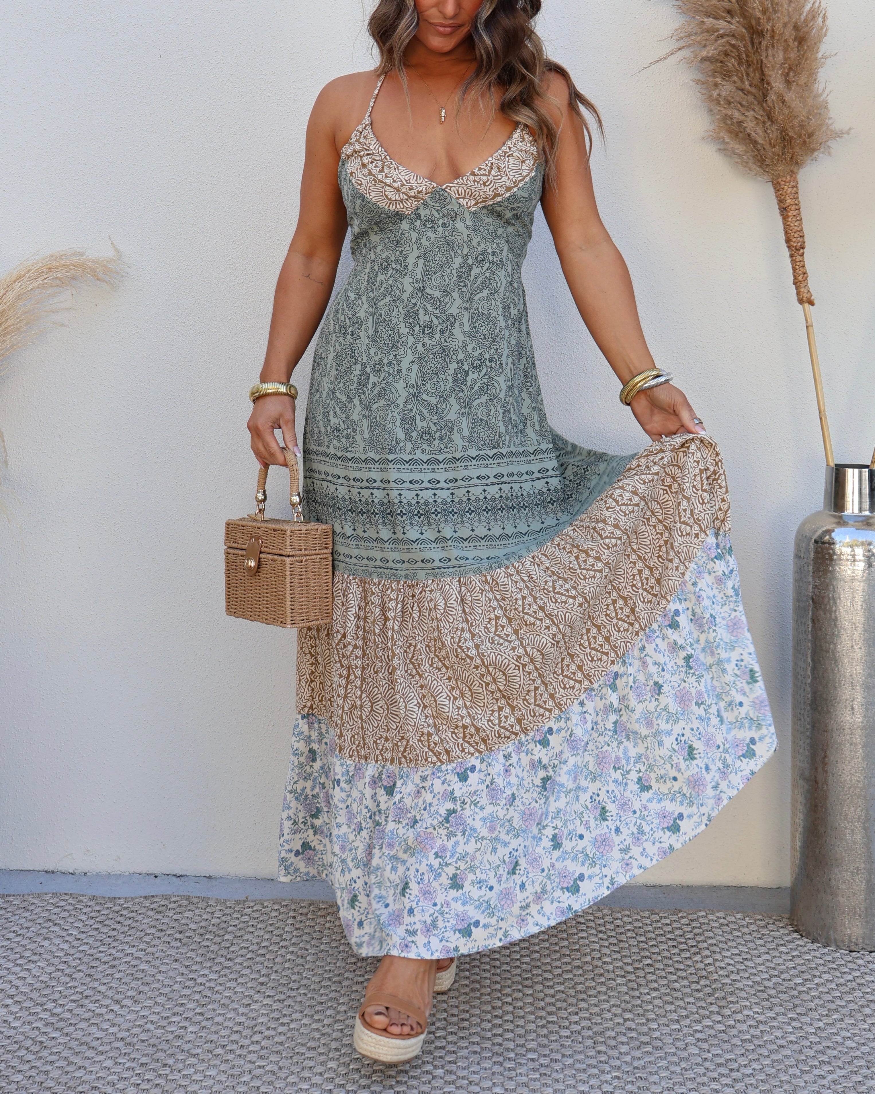 Before Daylight Jade Maxi Dress