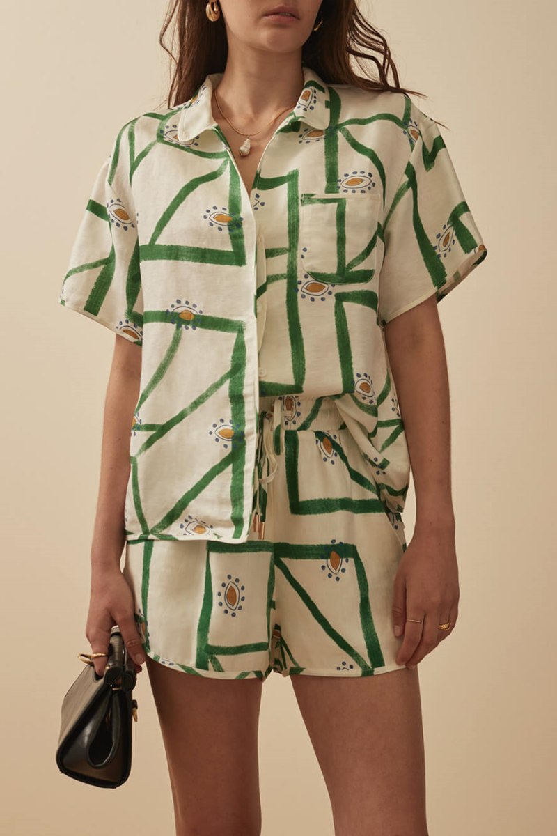 Calista Breeze Printed Two-Piece Set