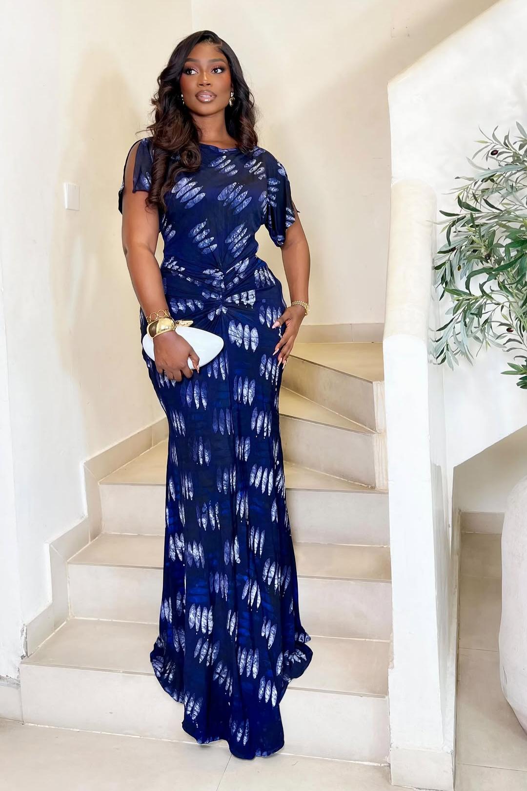 Selene Feather Tide Maxi Dress