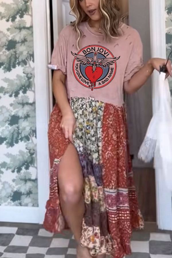 Bon Jovi Large  Maxi Tee