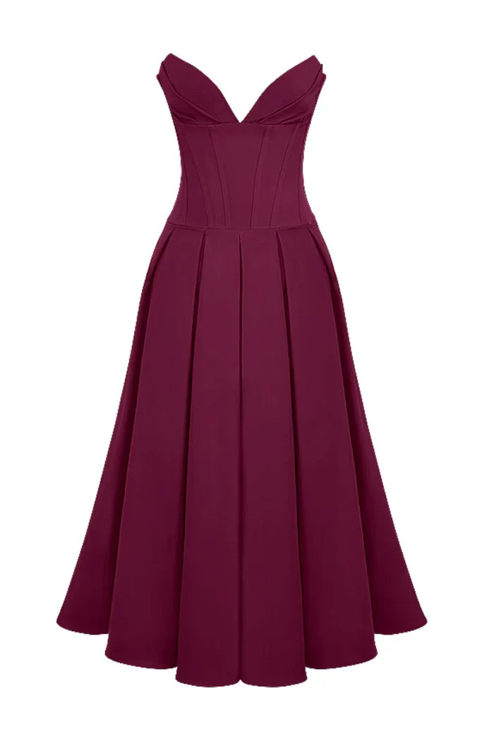 Lorelei | Corset Midi Dress