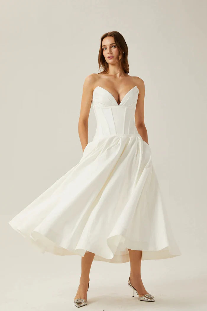 Lorelei | Corset Midi Dress