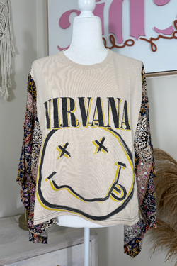 Nirvana Mix & Match Tee Cream Floral