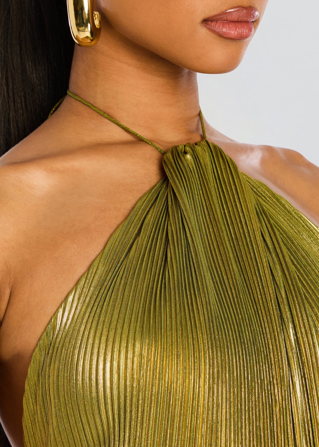 Thalia Glowing Peridot Maxi Dress