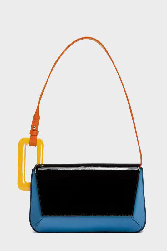 Luma Color-Block Patchwork Bag