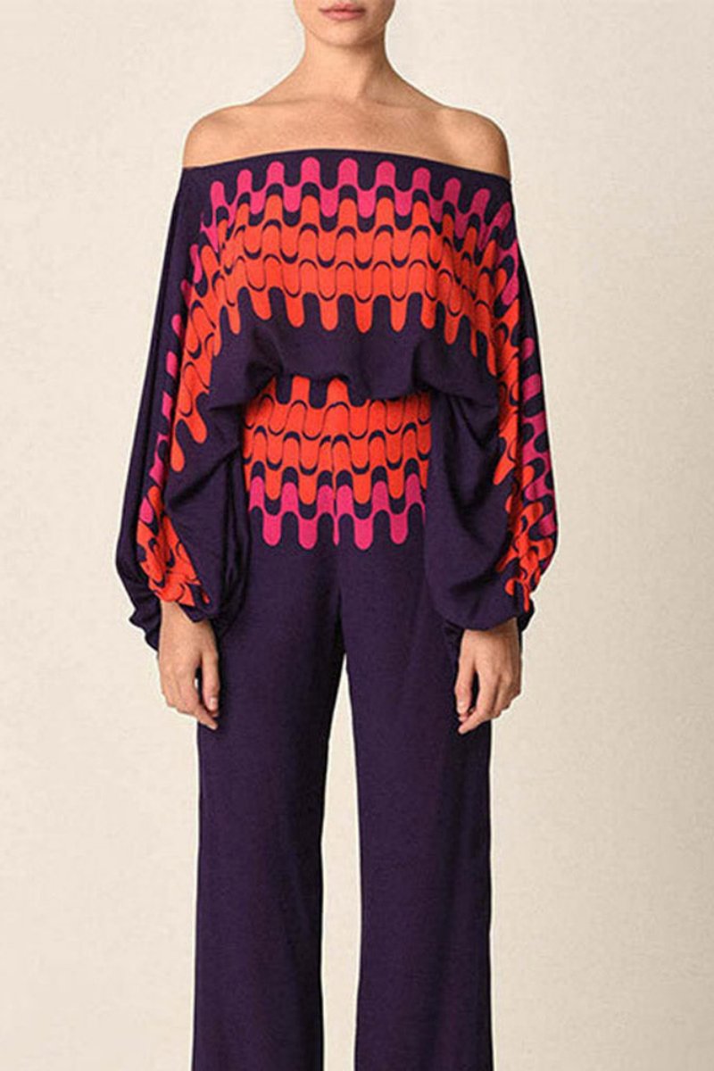 Selene Fluid Wave Two-Piece Set