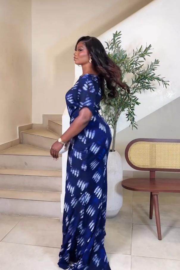 Selene Feather Tide Maxi Dress