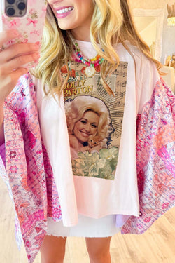 Pink Dolly Print Mix & Match Tee（No Patch）