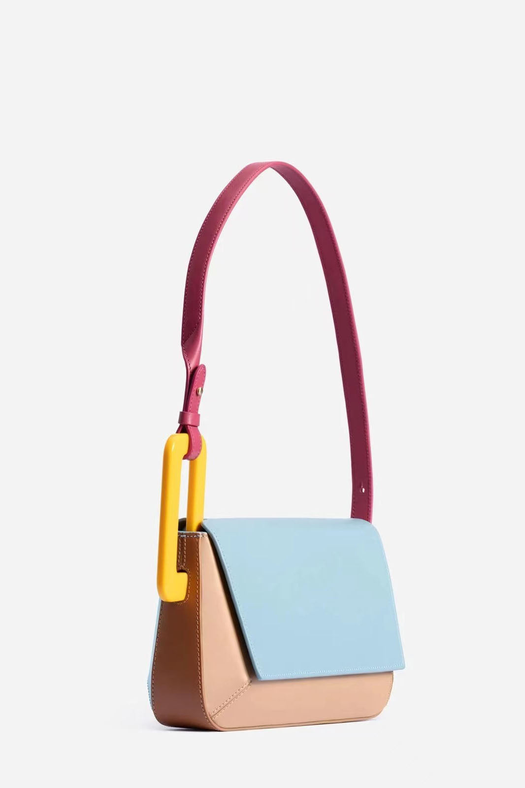 Luma Color-Block Patchwork Bag