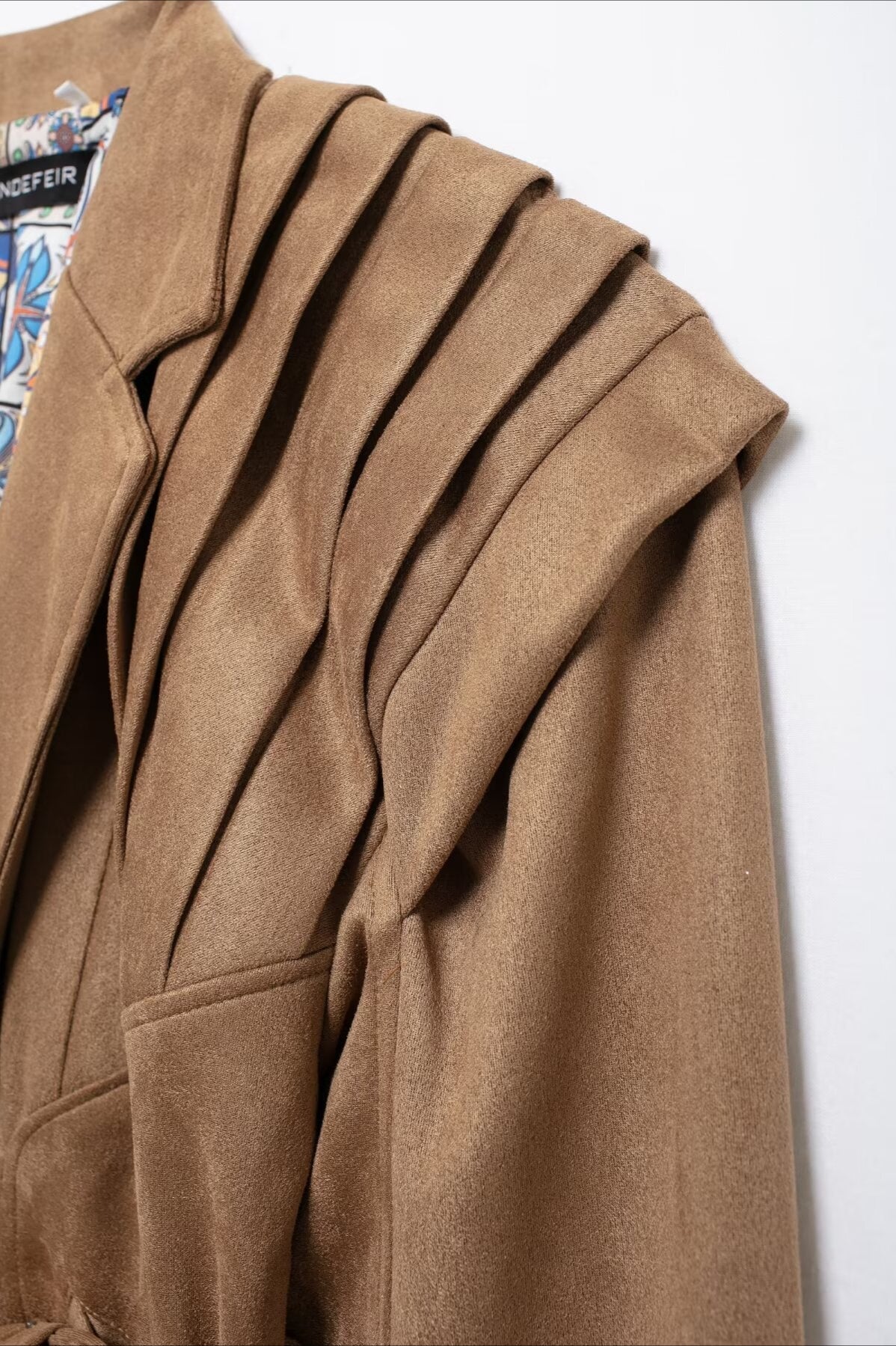 Trendy Tie Waist Short Coat