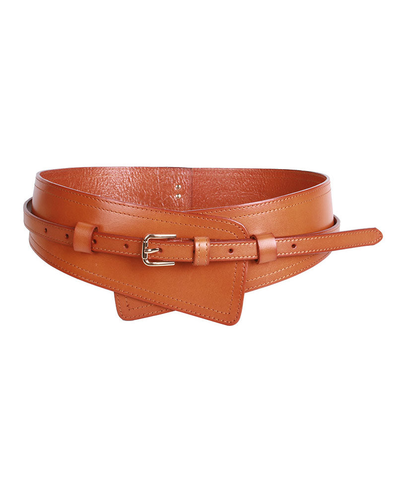 Top Grain Leather Harness Wide Belt
