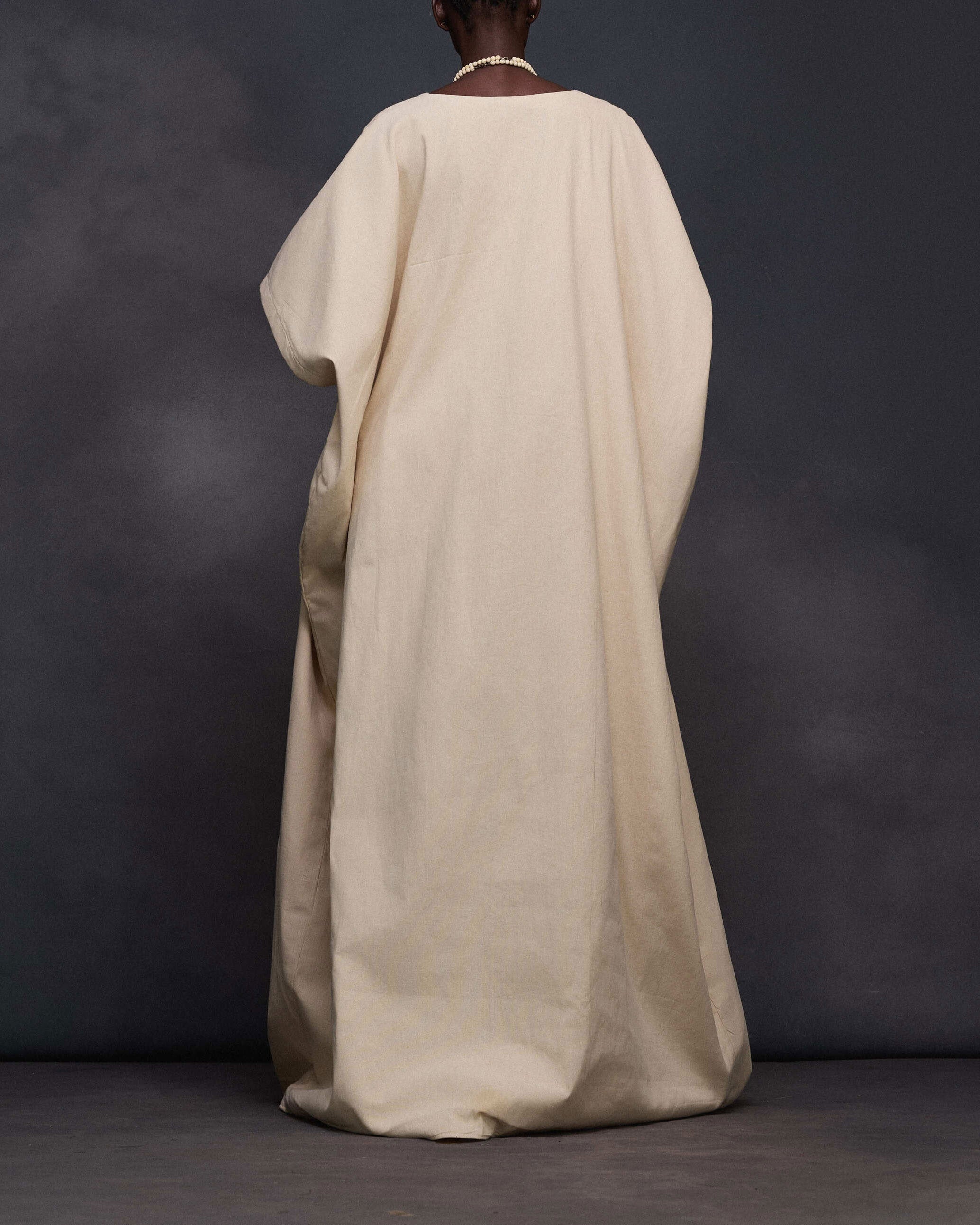 Abstract Face Pattern Kaftan