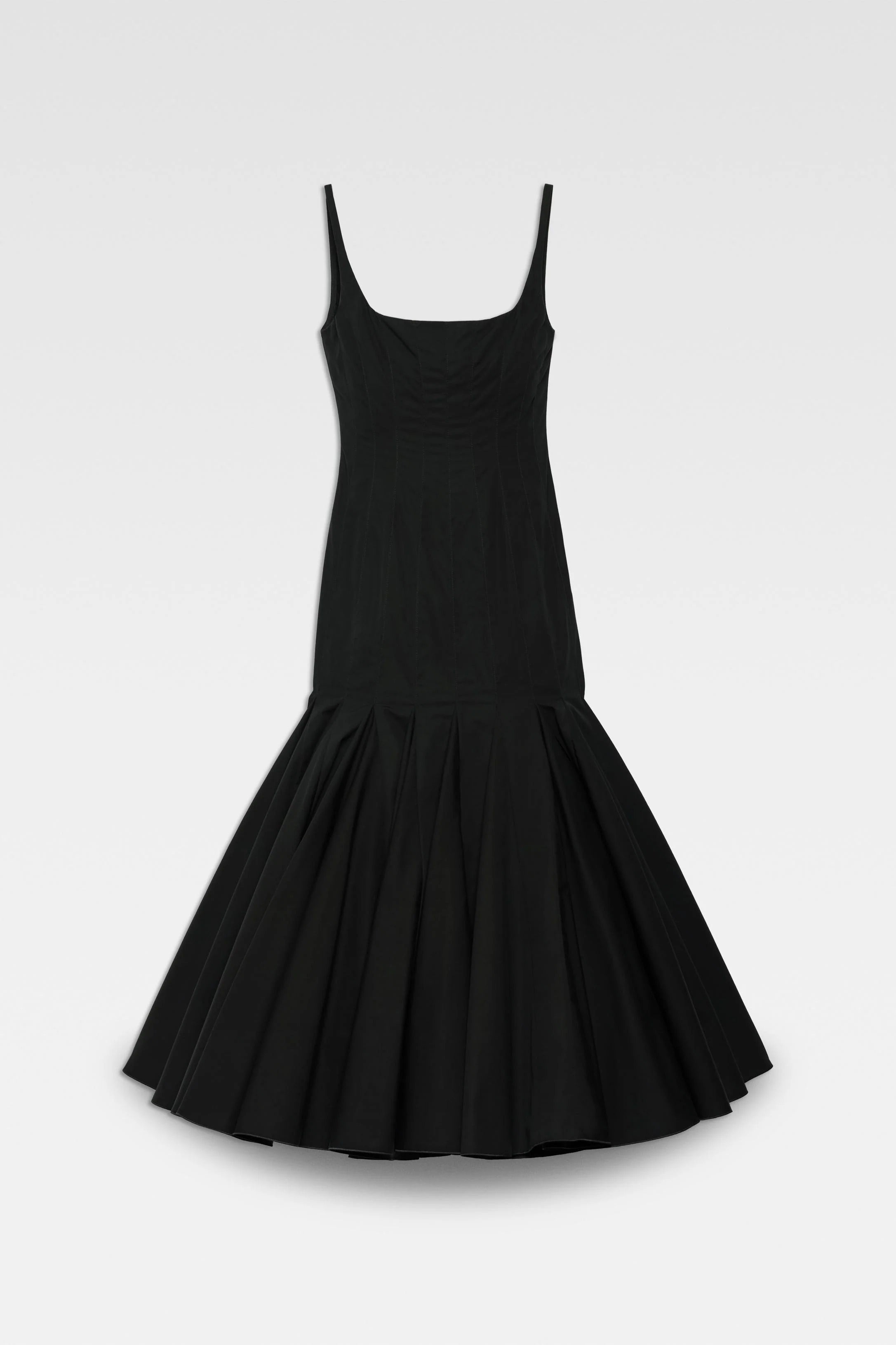 Agave Stitched Pleat Midi Dress