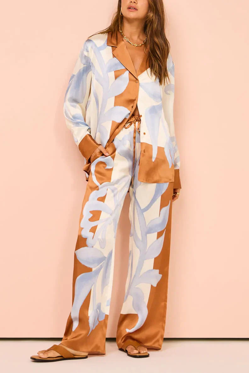 Solara Bloom Printed Two-Piece Set