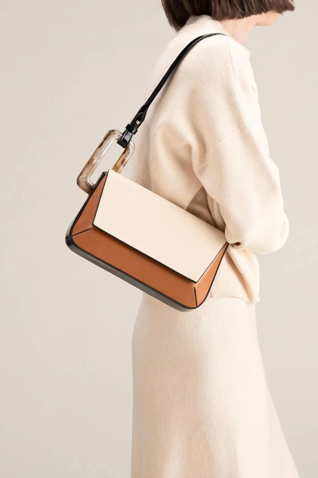 Luma Color-Block Patchwork Bag