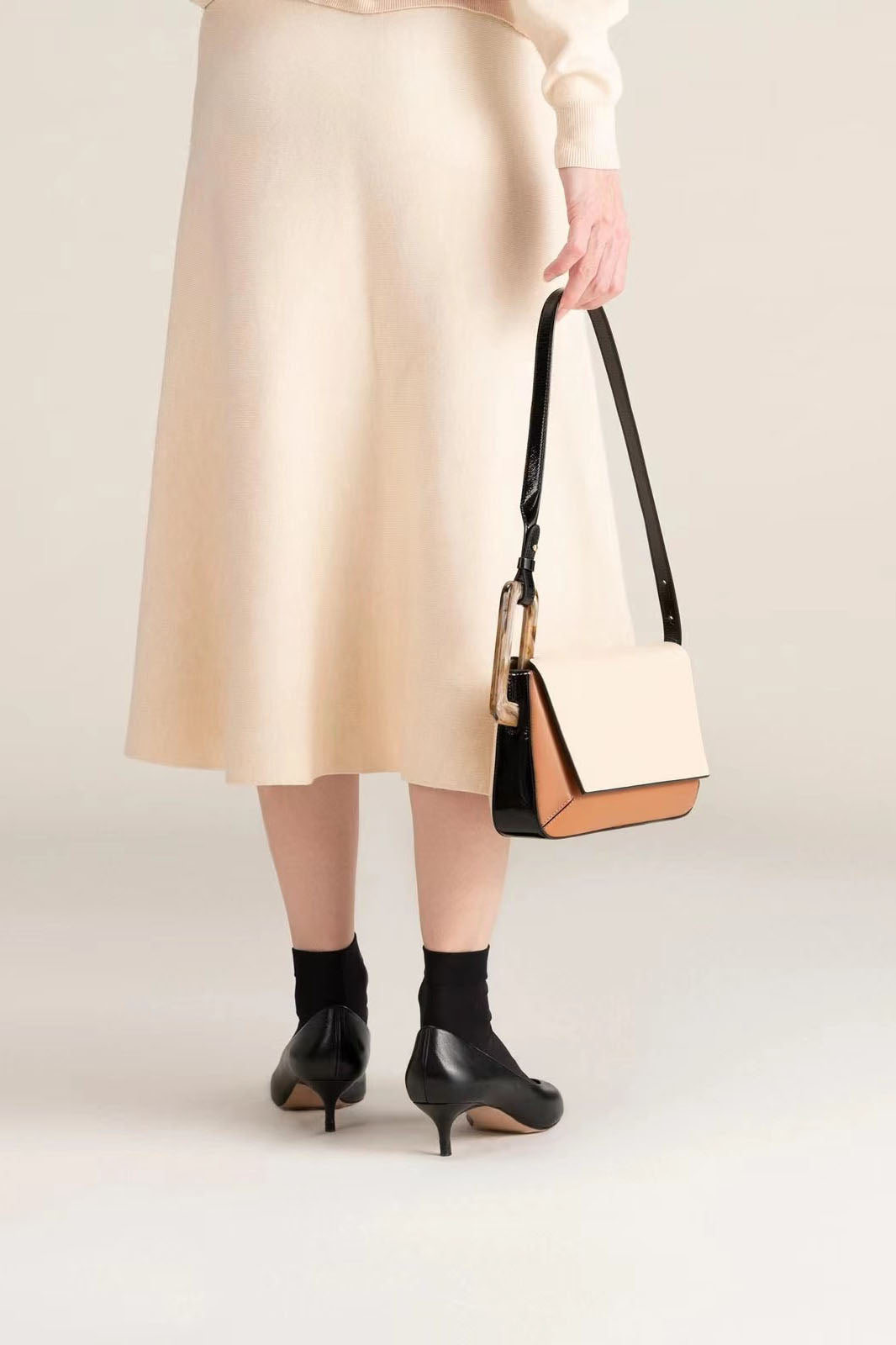 Luma Color-Block Patchwork Bag