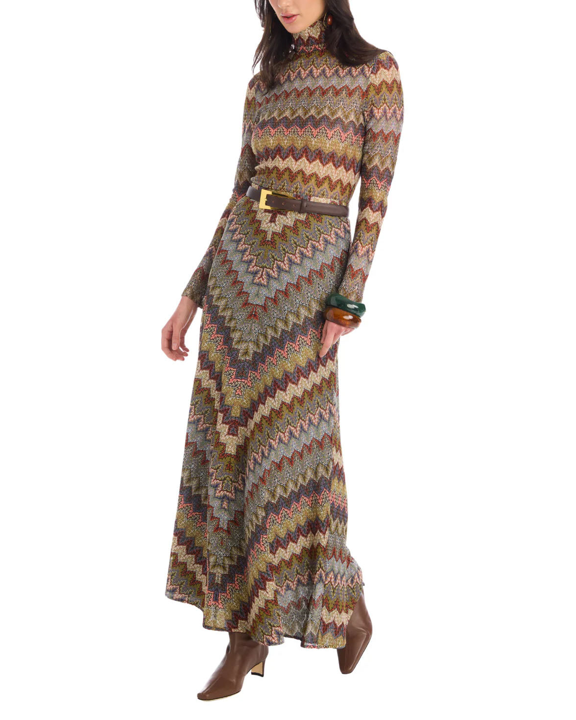 Chevron Knit Skirt Set