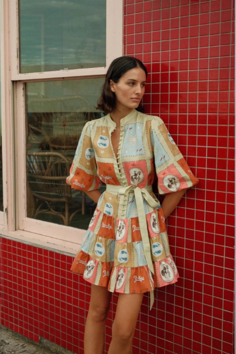 Elowen Linen Shirt Dress