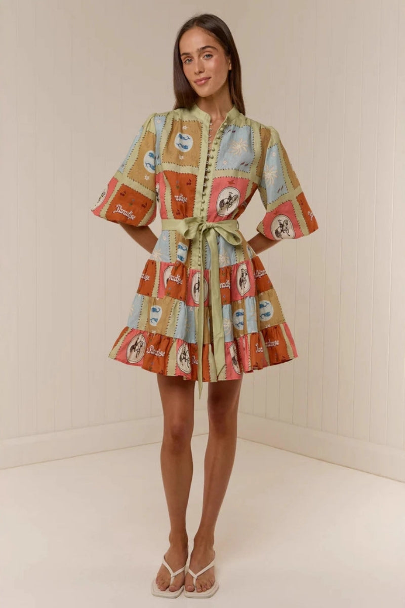 Elowen Linen Shirt Dress