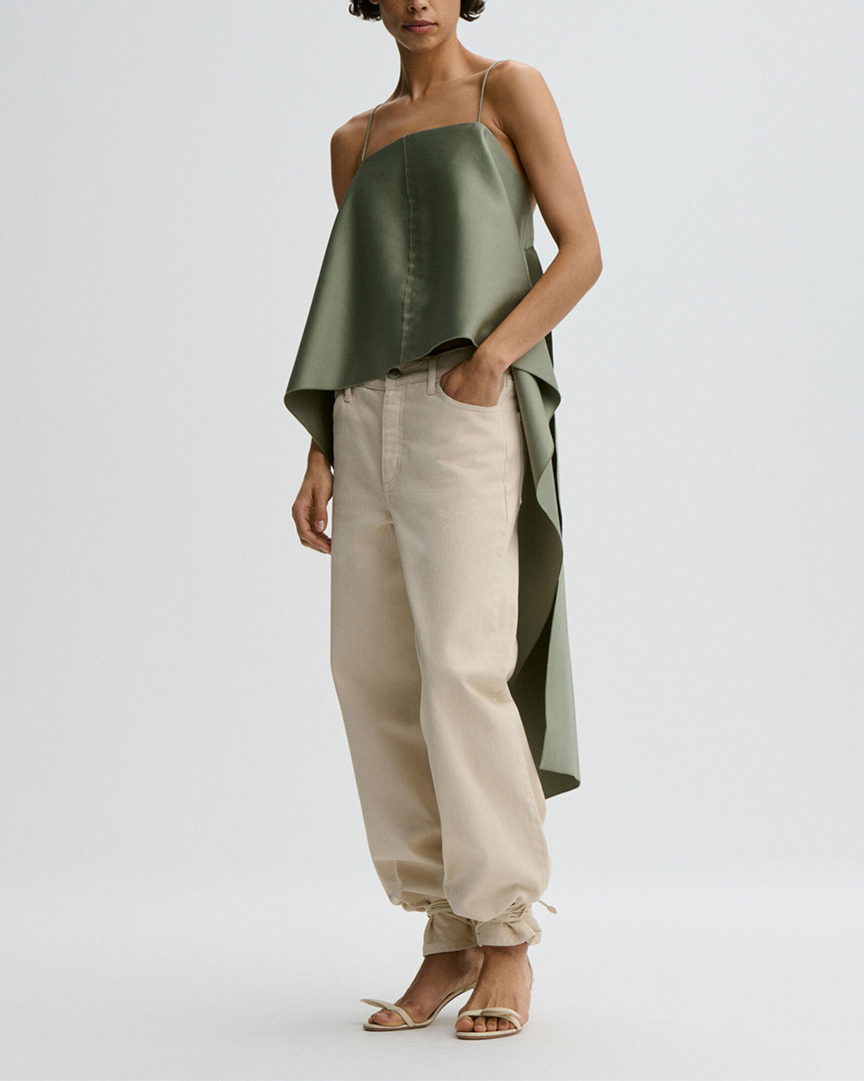 Liora Tie-Back Draped Top