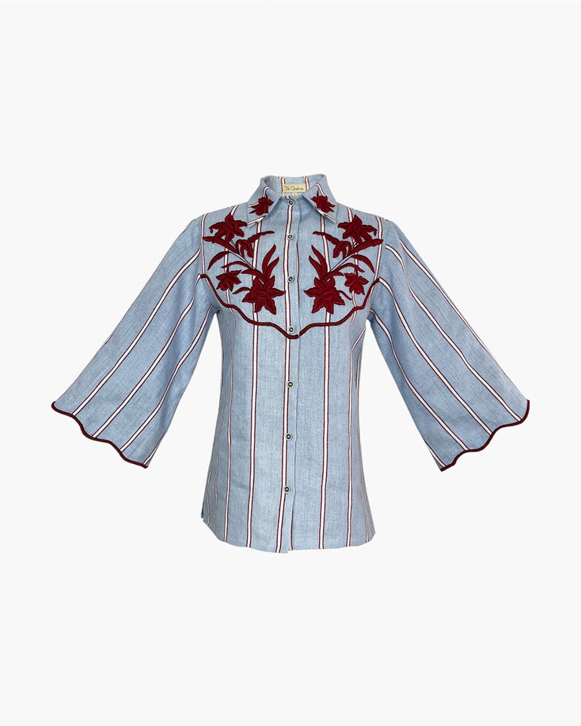 Cordelia Embroidered Stripe Set