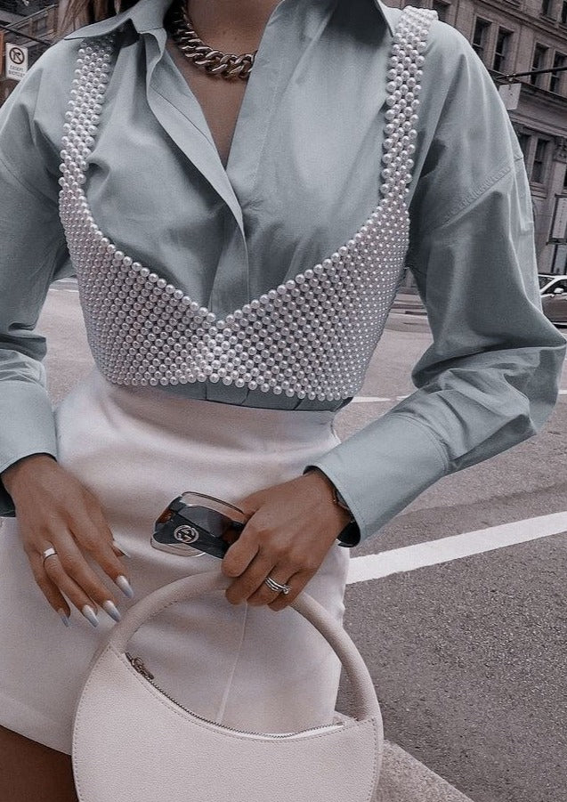 Anneliese Pearl Sleeveless Top