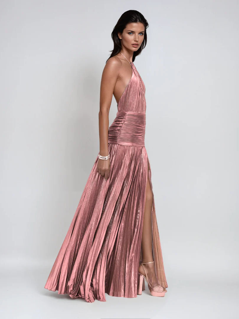 Thalia Glowing Peridot Maxi Dress