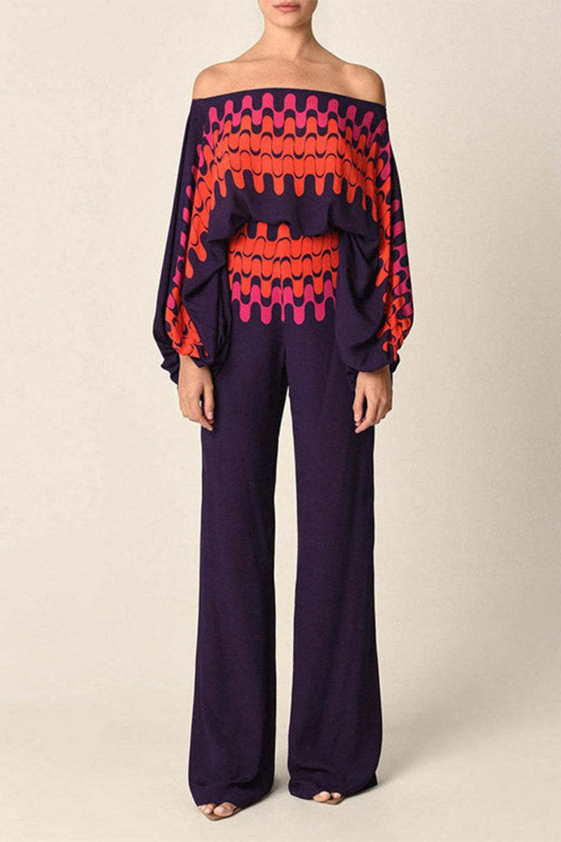 Selene Fluid Wave Two-Piece Set
