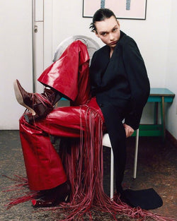 Scarlet Fringe Leather Pants【Shipping 26/2 to 1/3】