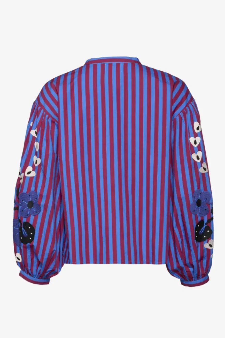 Marielle Stripe Relaxed Blouse