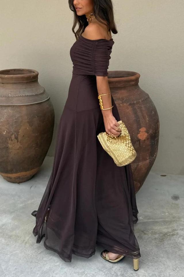 Azura Corset Split Maxi Dress