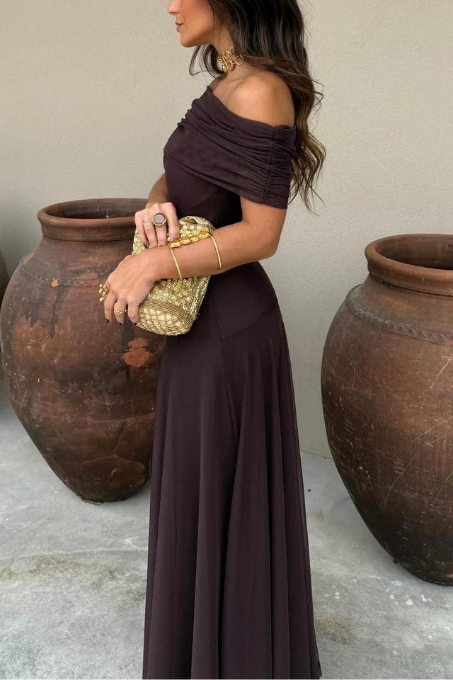 Azura Corset Split Maxi Dress