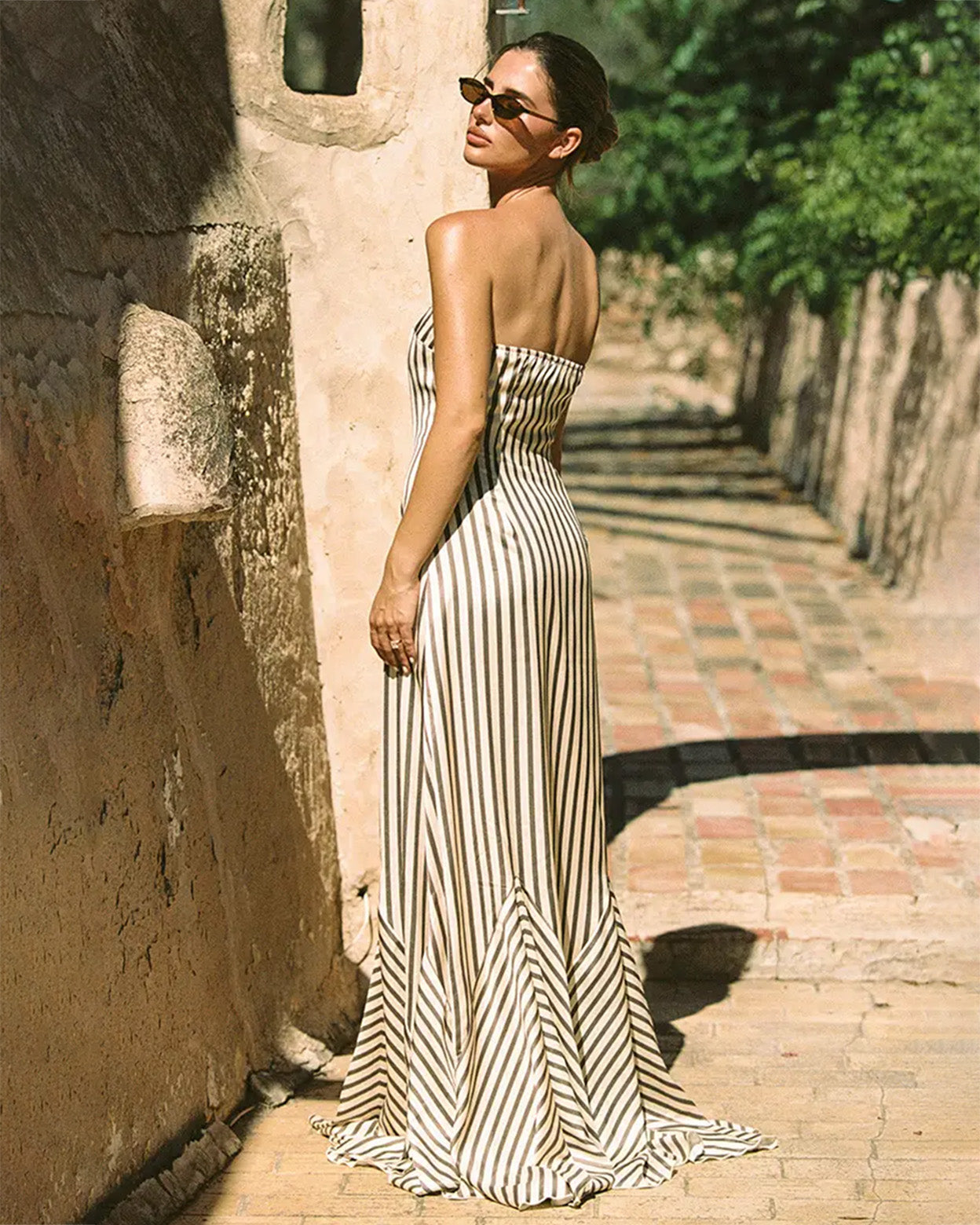 Sienna Luxe Strapless Maxi Dress