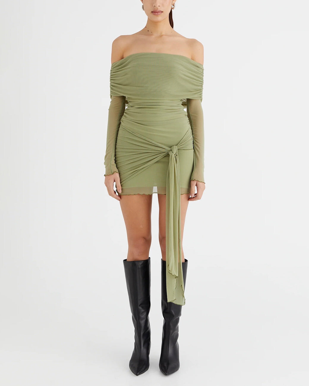 Serene One-Shoulder Mini Dress