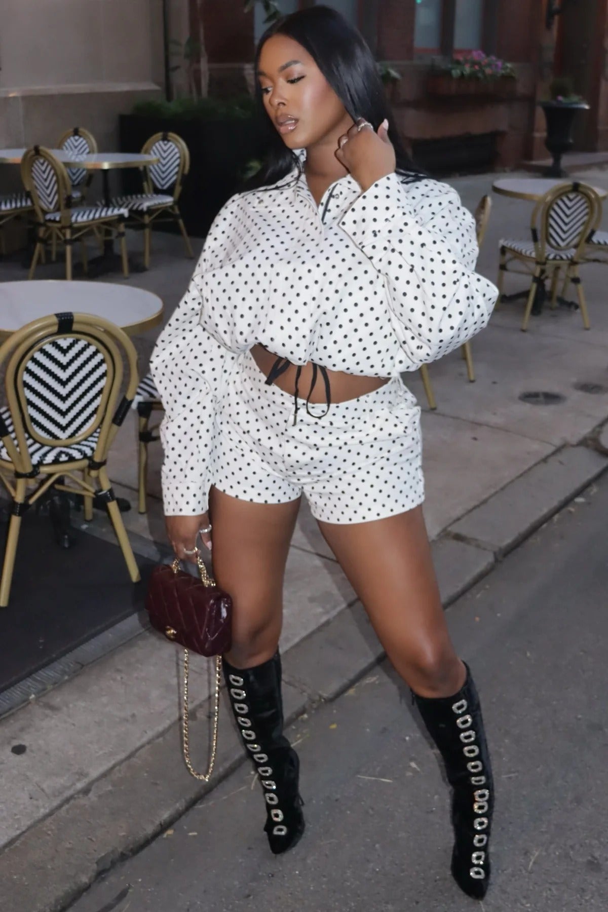 Monroe Polka Dot Shorts Set