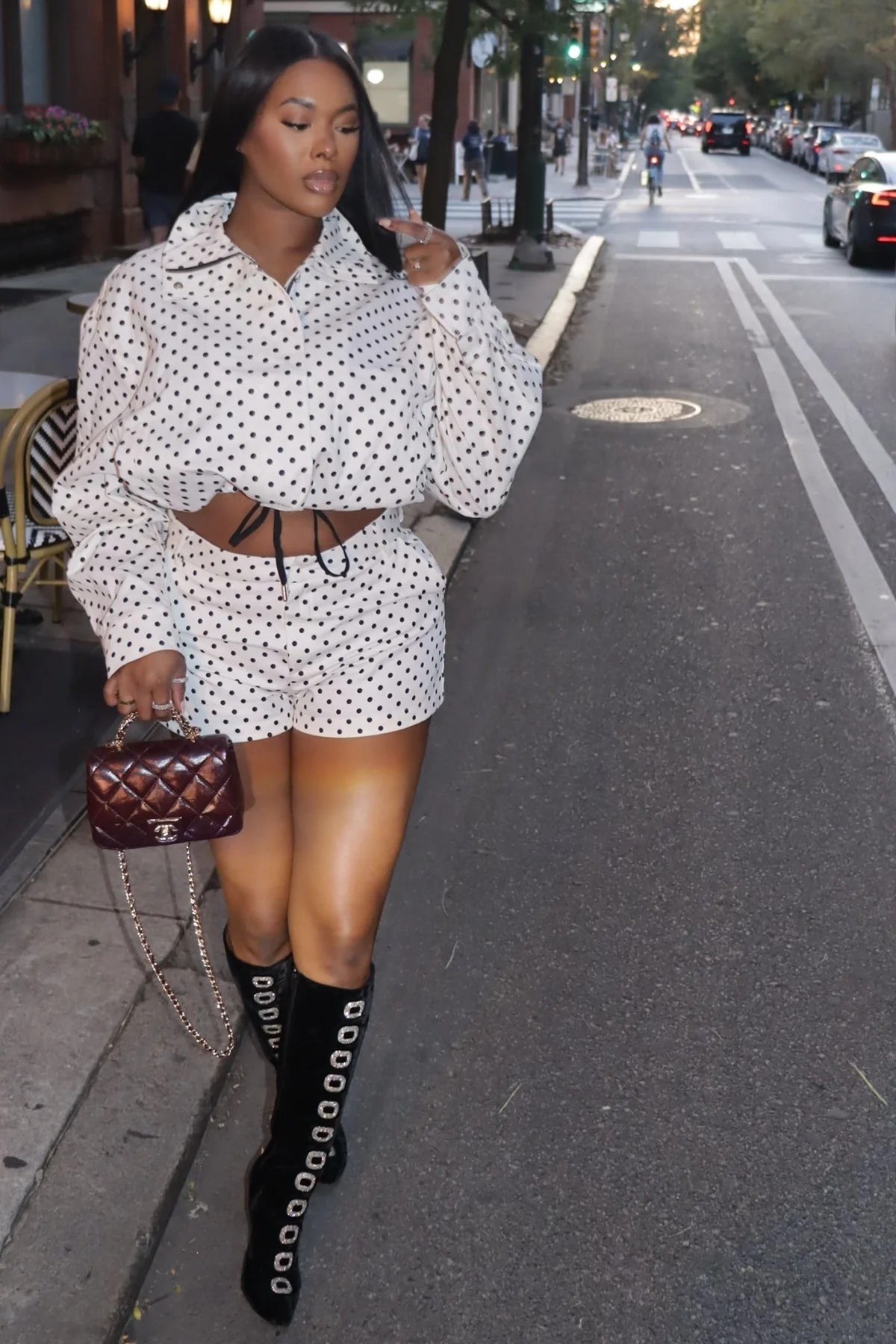 Monroe Polka Dot Shorts Set