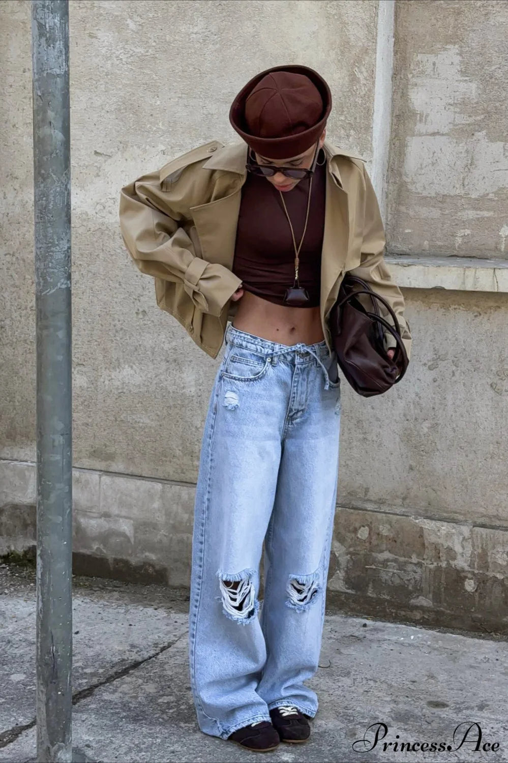 Superior Sense Loose Short Trench Coat