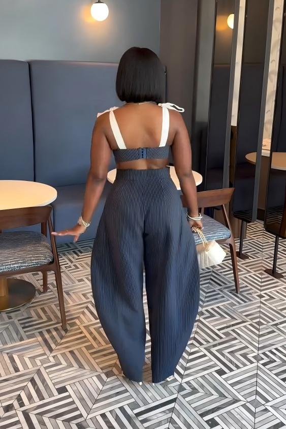 Soleia Riviera Stripe Two-Piece Set